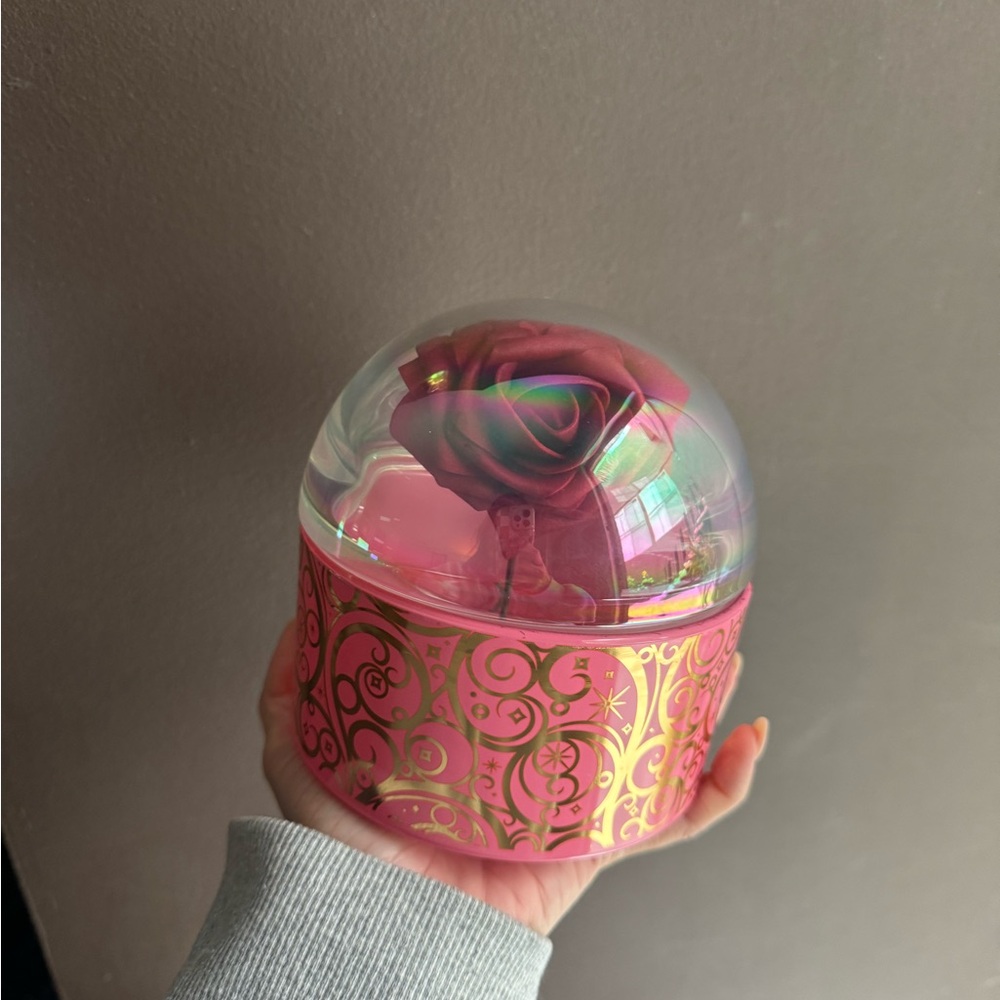 Wicked pink and Gold Decorative Globe